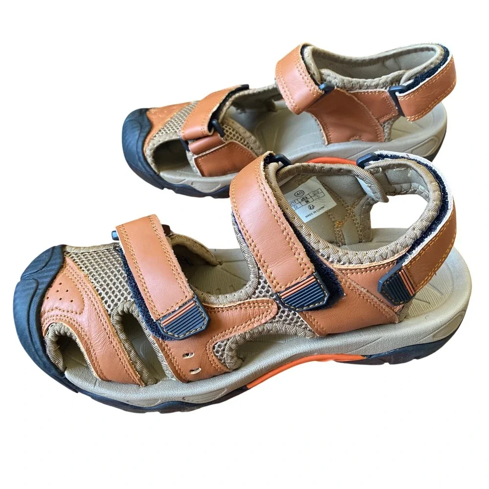 Hiking Sandals Adjustable Straps Comfort Walking‎ Sandals NWOT. S M 7.5/W 9.5
